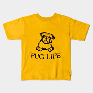 pug life Kids T-Shirt